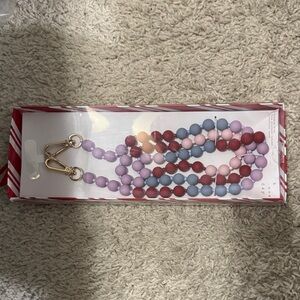a new day Pastel and Berry Beaded Necklace